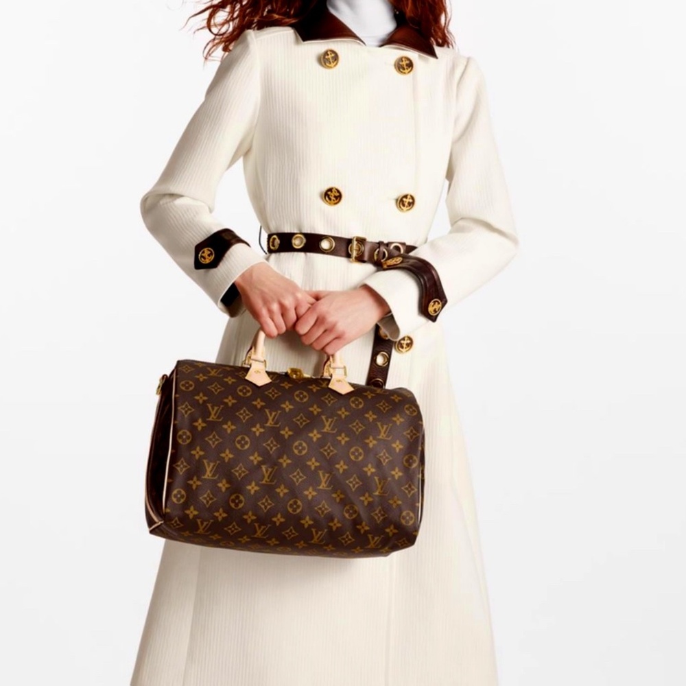 AUTHENTIC LOUIS VUITTON Speedy 35 Bandoulière  Bag
